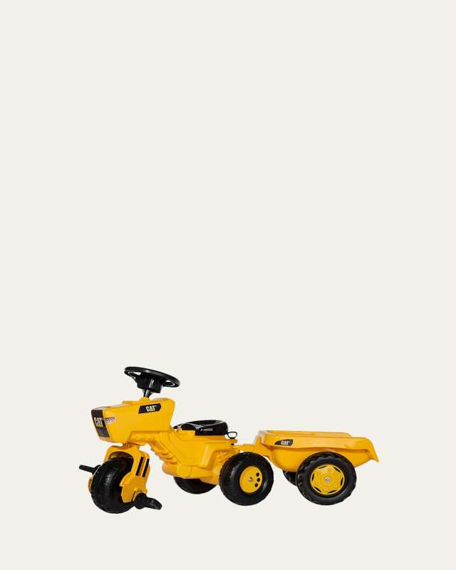 CAT 3-Wheel Tricycle Tractor with Trailer
